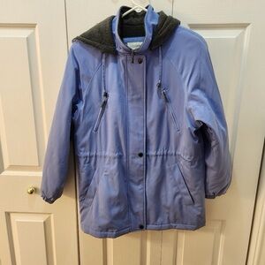 Liz Claiborne Women's Blue Utility Jacket with Soft Lined inside